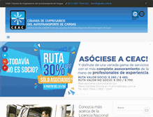 Tablet Screenshot of ceac.com.ar