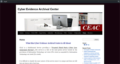 Desktop Screenshot of ceac.in